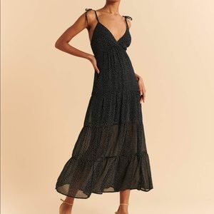 Abercrombie tiered maxi dress